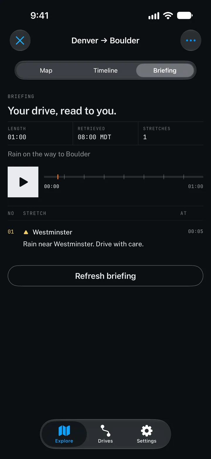 The briefing